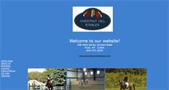 Desktop Screenshot of chestnuthillstablesllc.com
